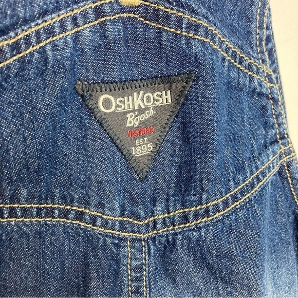 Osh Kosh B’gosh denim overalls size 3T - Picture 3 of 5